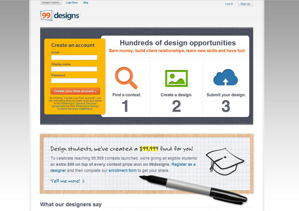 99 Designs - Logo Design, Web Design and More